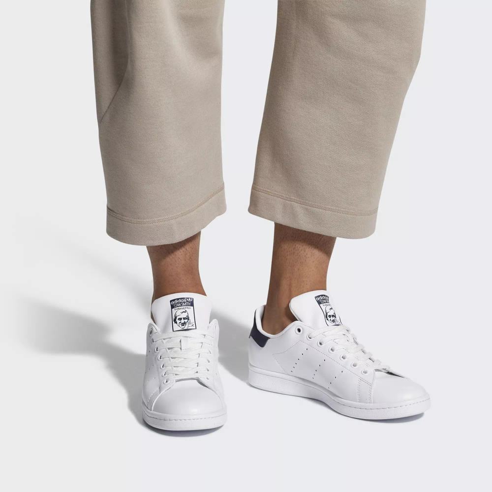 Adidas Stan Smith Tenis Blancos Para Hombre (MX-56074)